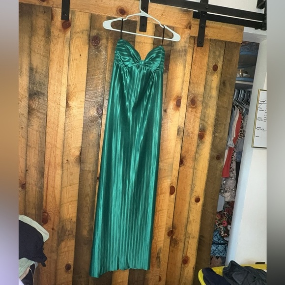 Green strapless dress - Picture 1 of 1